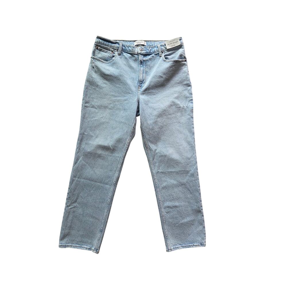 Abercrombie & Fitch 90s Straight Leg Jean Ultra High Rise